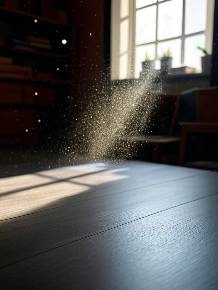 Image depicting performing a mold testing with a microscope